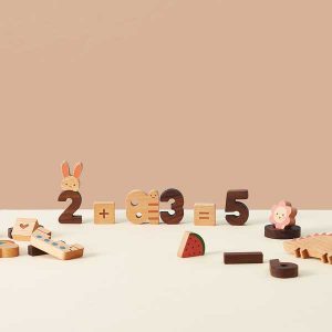 Wooden numbers play block set - Oioiooi