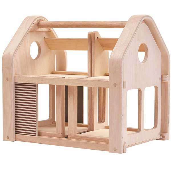 ξύλινο πτυσσόμενο μοντέρνο σπίτι με έπιπλα