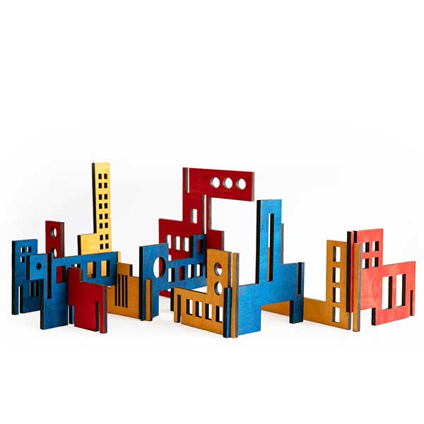 Bauhaus - 3d city puzzle